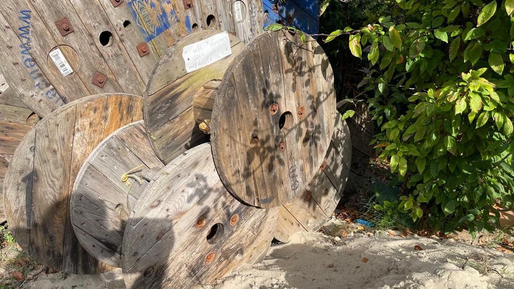 Houten haspels, Doe-het-zelf en Verbouw, Hout en Planken, Ophalen, Overige houtsoorten