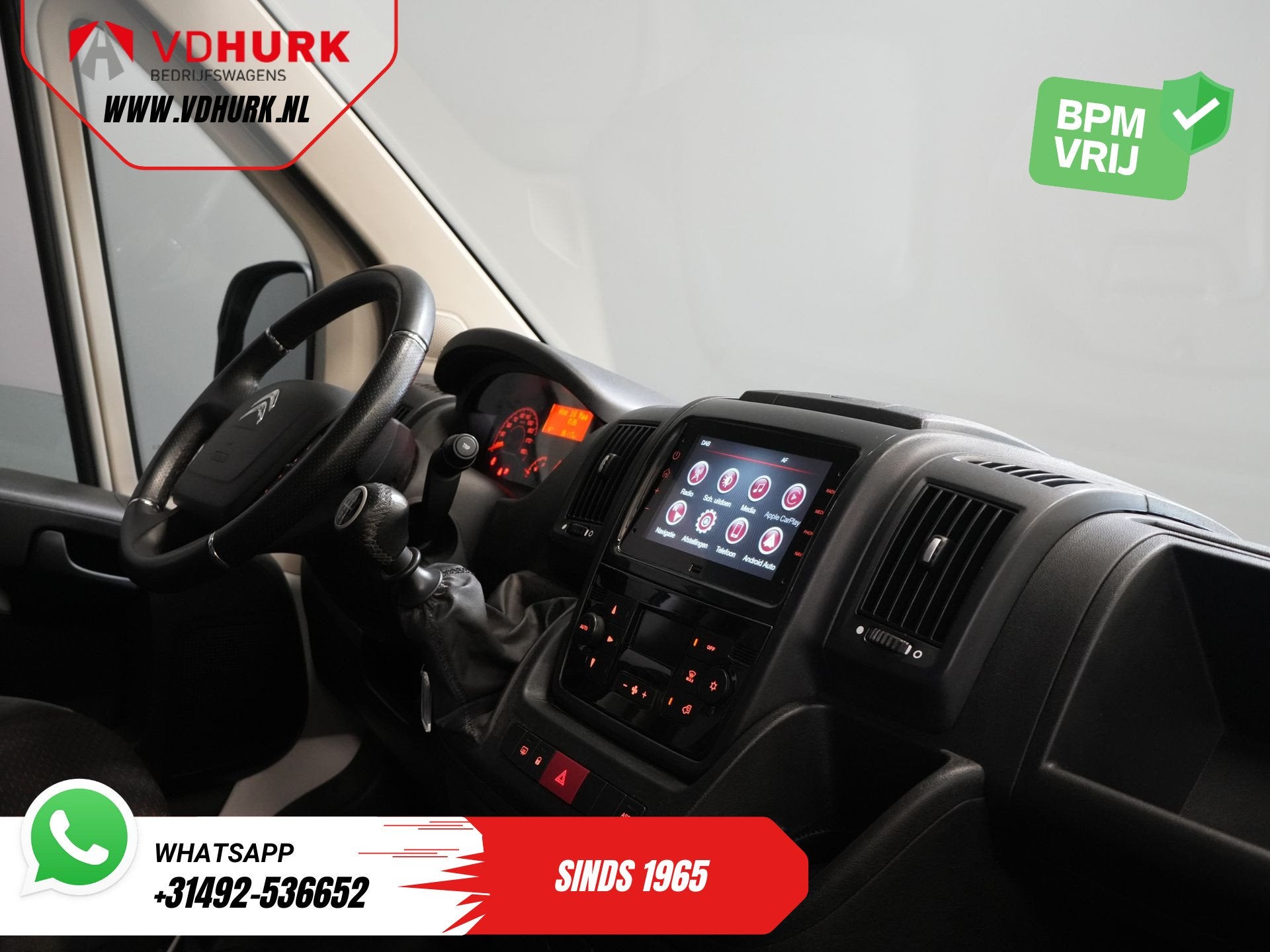Citroën Jumper 2.2 HDI 120 pk L2H2 Carplay/ Navi/ Climate/, Auto's, Bestelauto's, Voorwielaandrijving, Stof, Gebruikt, 4 cilinders