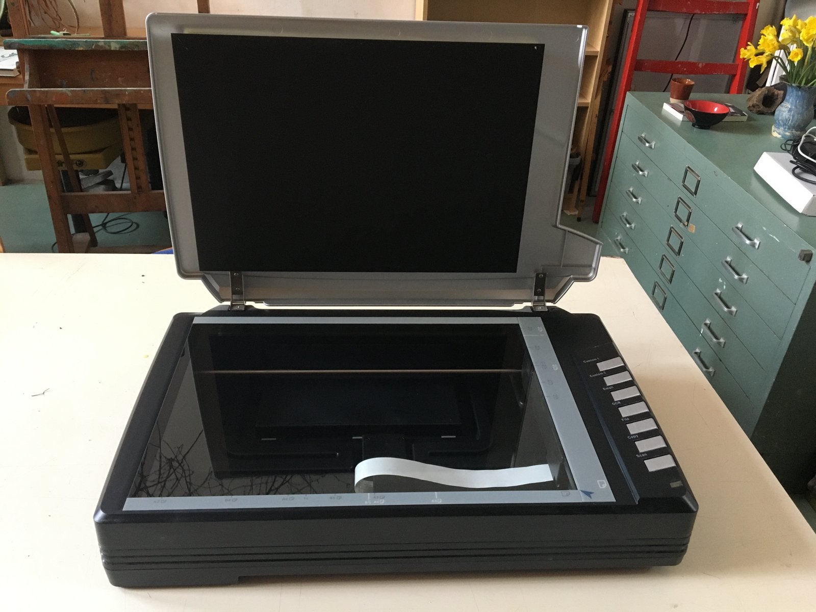 Degelijke A3 scanner - plustek optic pro A360, Computers en Software, Ophalen, Nieuw, Scannen, Kopieermachine