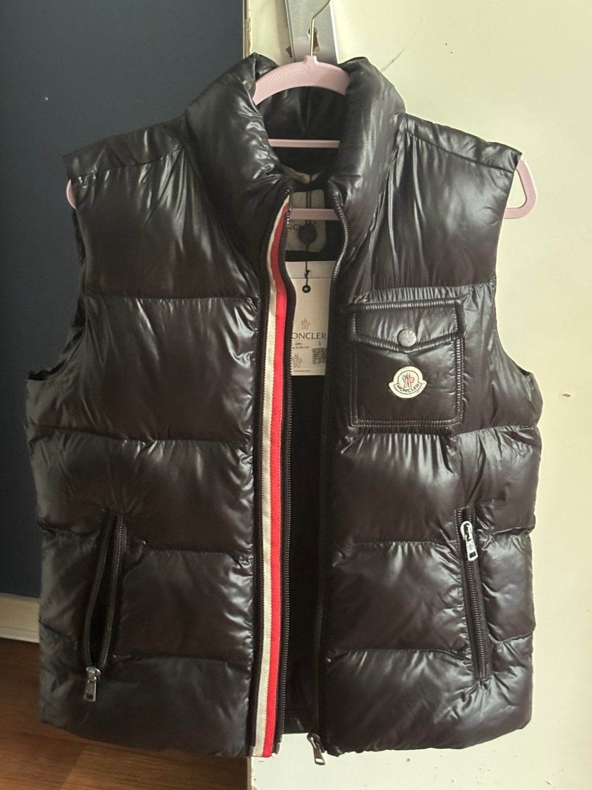 Moncler bodywarmer (kijk beschrijving), Ophalen of Verzenden, Zo goed als nieuw, Zwart