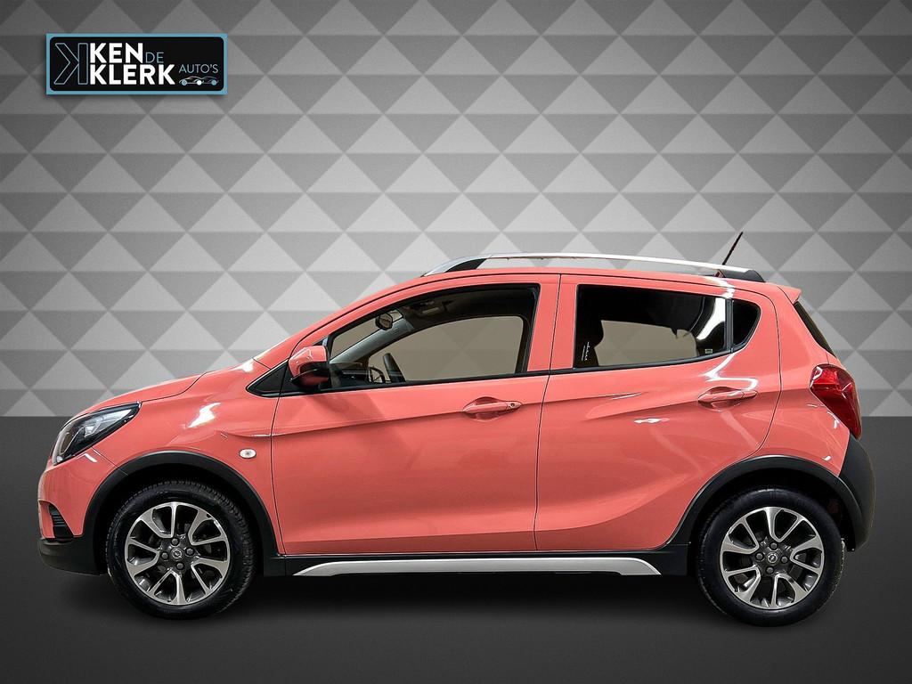 Opel KARL 1.0 Rocks Online Edition ROZE |Carplay | Navi |NAP, Voorwielaandrijving, 839 kg, Gebruikt, Euro 6