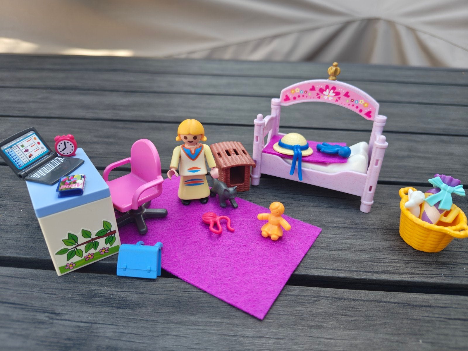 Playmobil kinderslaapkamer meisje, Kinderen en Baby's, Speelgoed | Playmobil, Gebruikt, Complete set, Overige typen, Ophalen of Verzenden