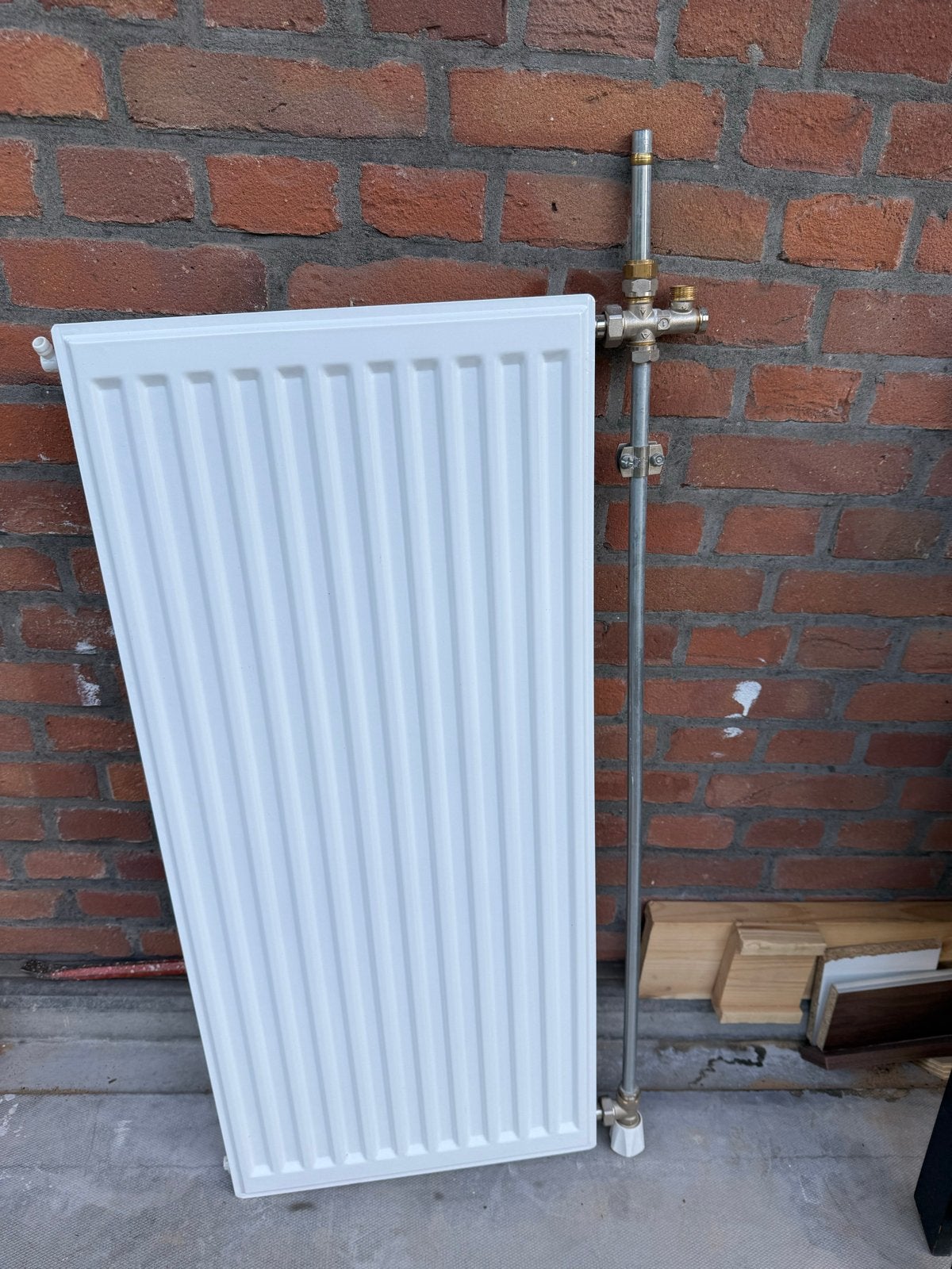 Badkamer radiator 90x40 cm - Wit, Ophalen, Gebruikt, Radiator, Minder dan 60 cm