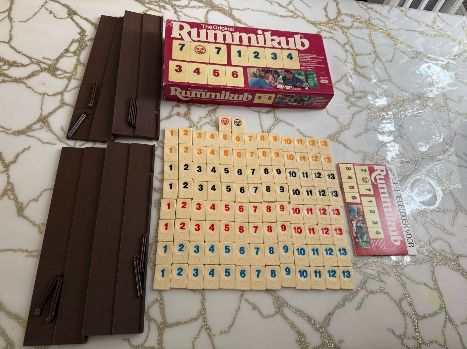 Rummikub - Het originele cijferspel, Drie of vier spelers, Ophalen of Verzenden, Gebruikt