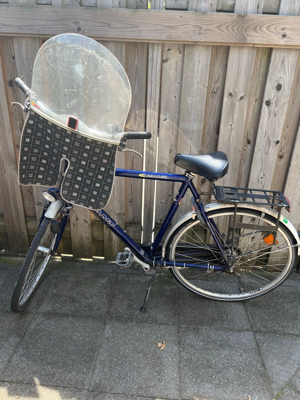Giant Freerider herenfiets met windscherm., Fietsen en Brommers, Fietsen | Dames | Damesfietsen, Gebruikt, Giant, 50 tot 53 cm