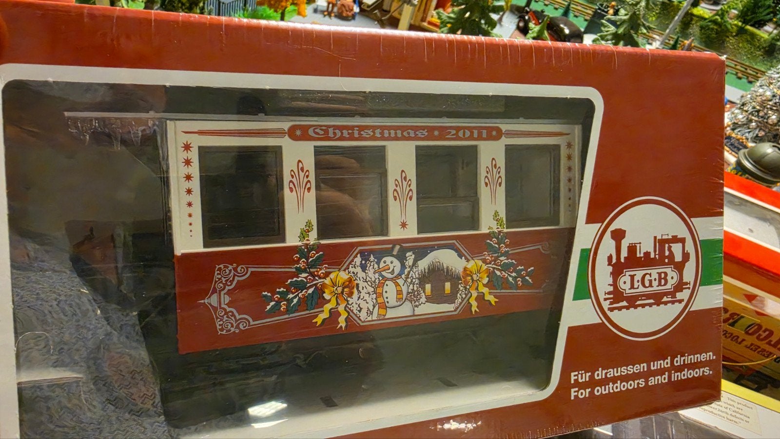 Lgb kerstwagon 2011. Nieuw in doos , nog in plastic, Gelijkstroom, Ophalen of Verzenden, LGB, Nieuw
