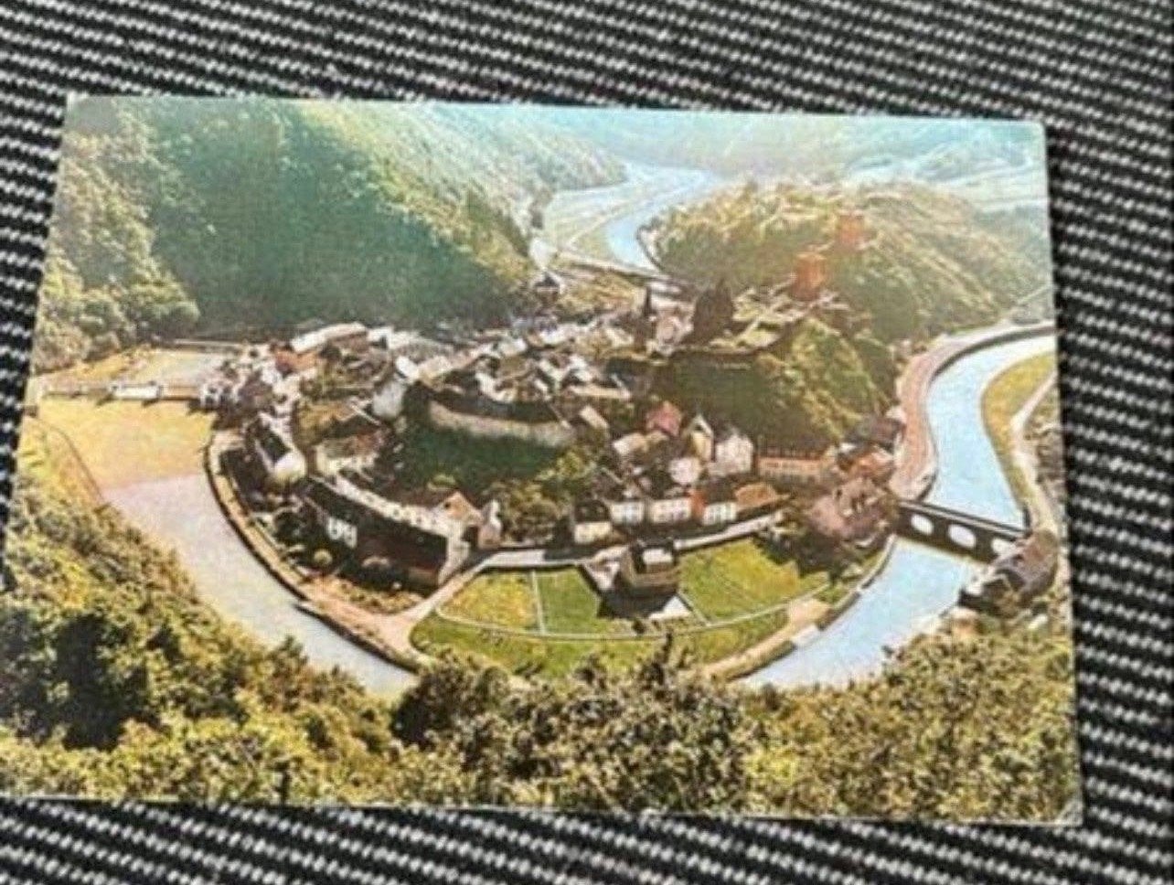 Ansichtkaart Esch-sur-Sûre, Luxemburg - Panorama, Ophalen of Verzenden, 1960 tot 1980, Ongelopen
