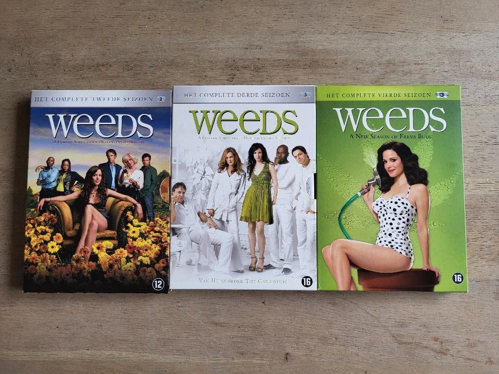 DVD Weeds seizoen 1,2,3,4!, Vanaf 12 jaar, Ophalen of Verzenden, Zo goed als nieuw