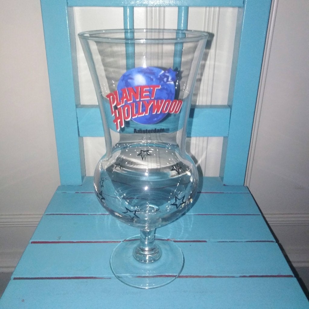 Planet Hollywood bierglas en 2 shot glaasjes, Ophalen, Gebruikt, Overige typen