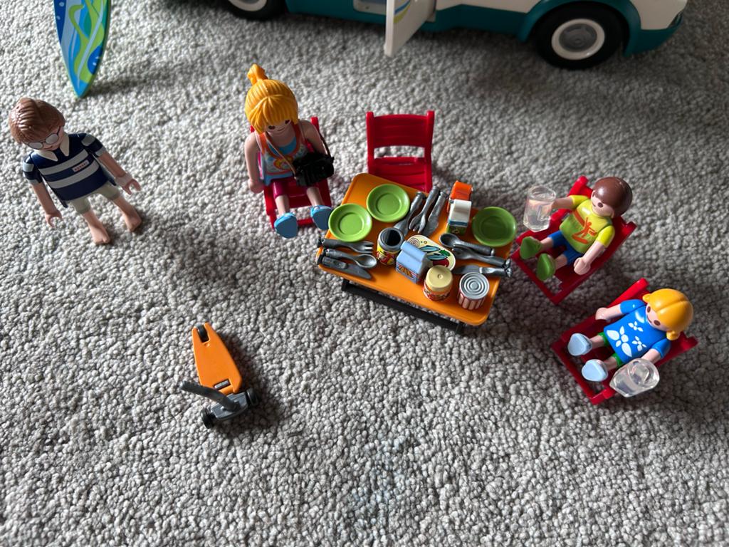 Playmobil 6671 Grote Familiecamper - Complete Set, Kinderen en Baby's, Speelgoed | Playmobil, Ophalen of Verzenden, Gebruikt, Complete set