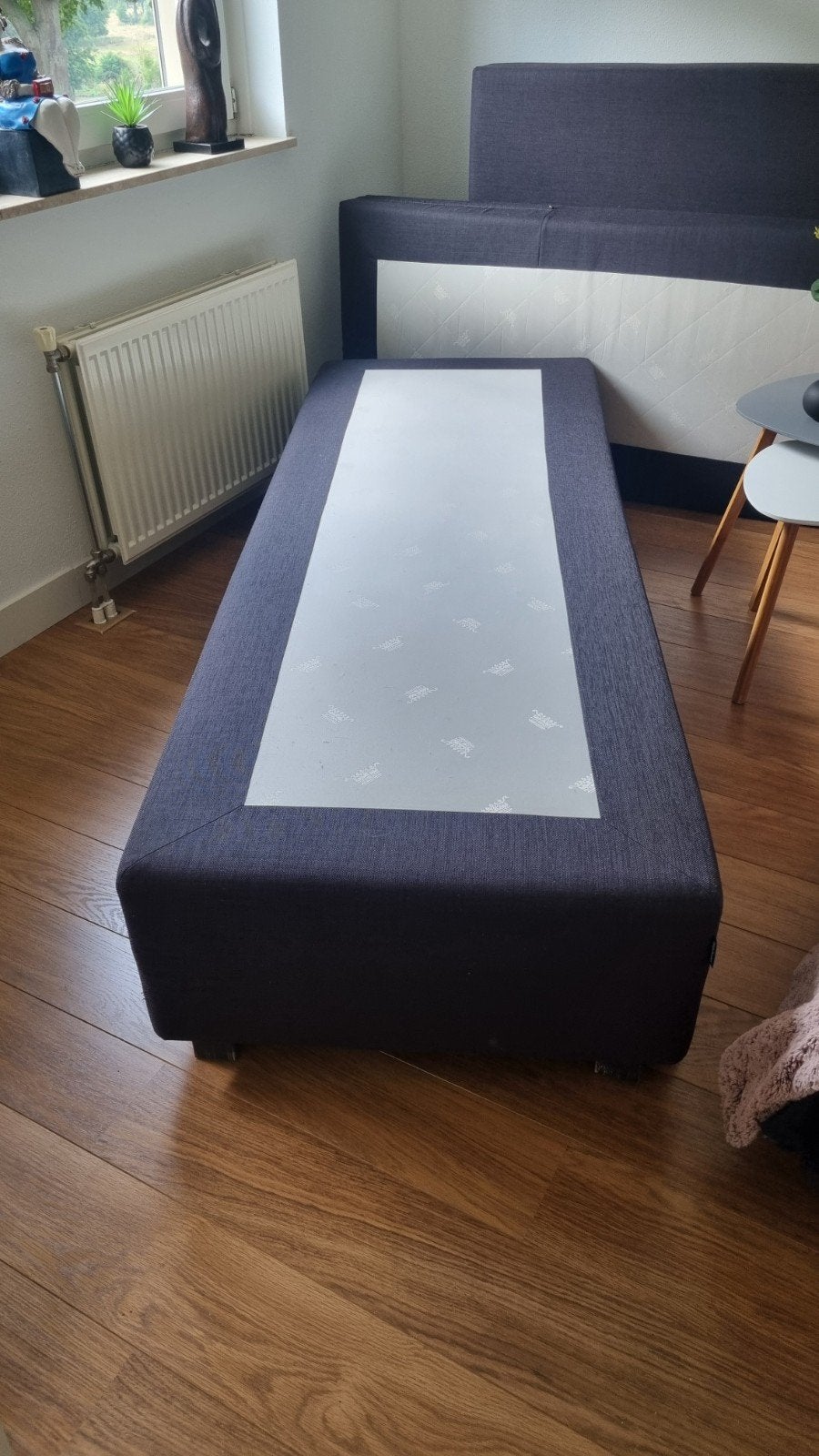 Boxspring, Huis en Inrichting, Slaapkamer | Boxsprings, Ophalen, Gebruikt, 200 cm, Eenpersoons