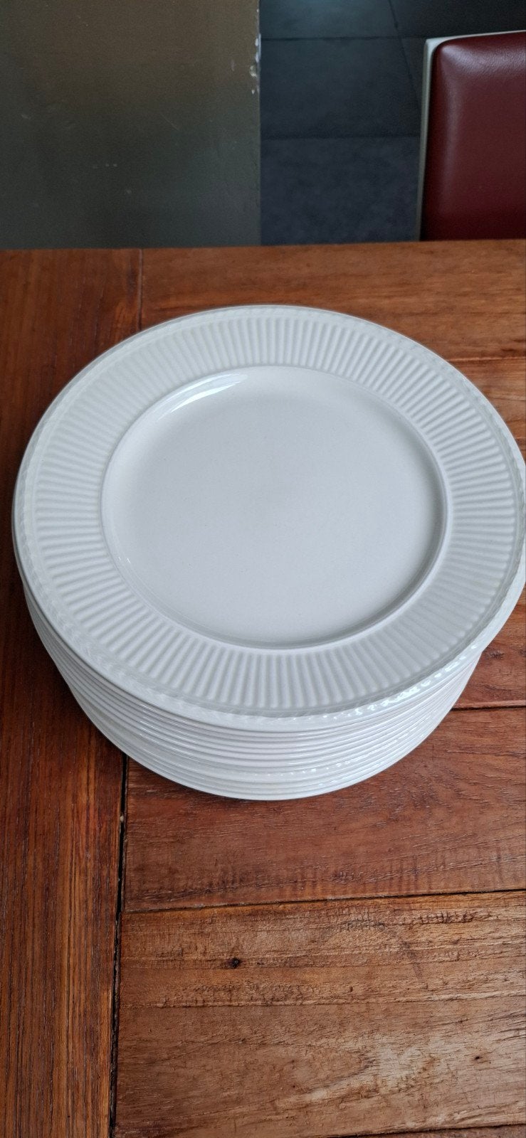 14 Wedgewood Edme Dinerborden, Ophalen of Verzenden, Zo goed als nieuw, Bord(en), Wedgwood