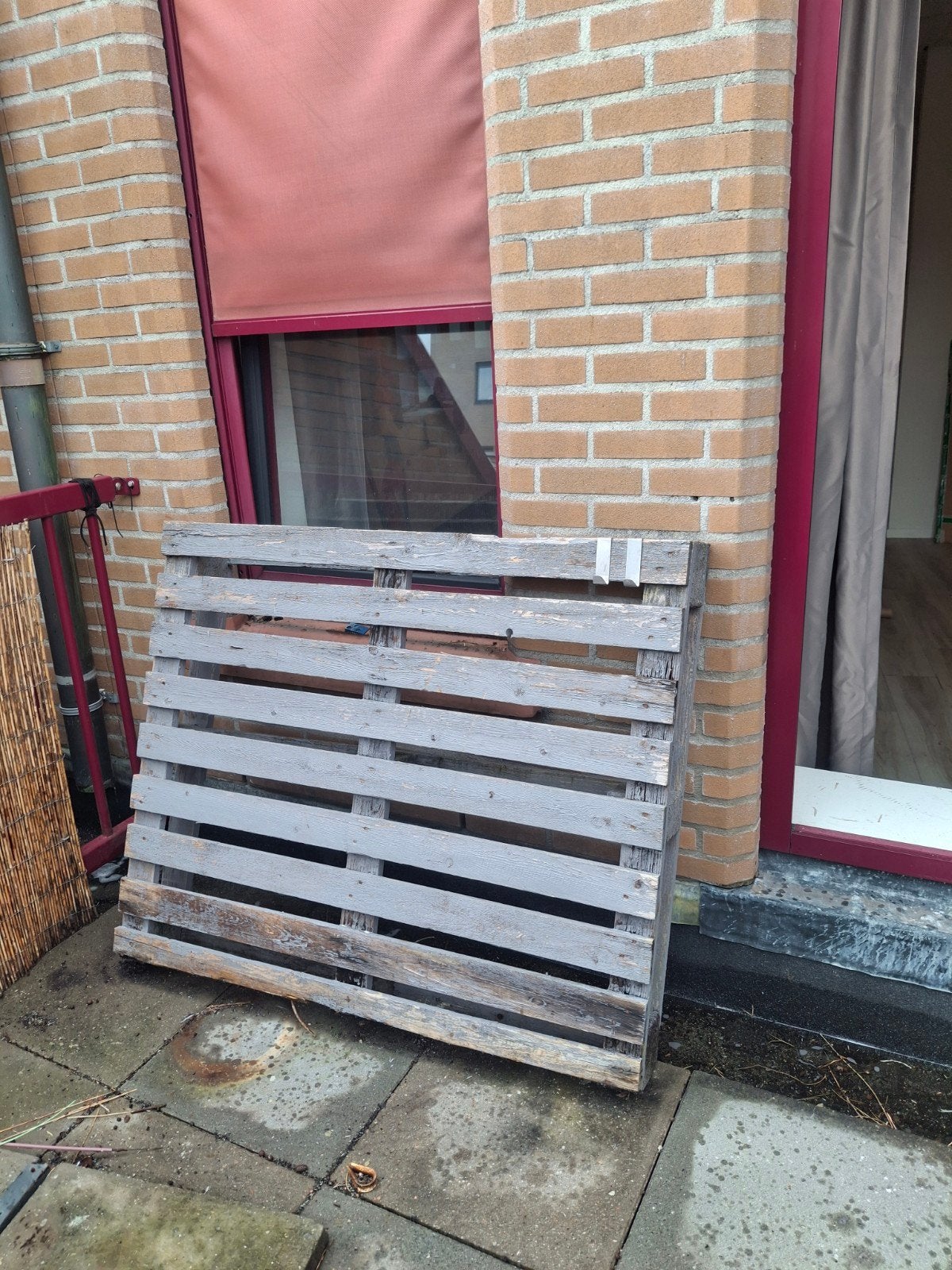 Gratis grote pallet, Ophalen, Gebruikt