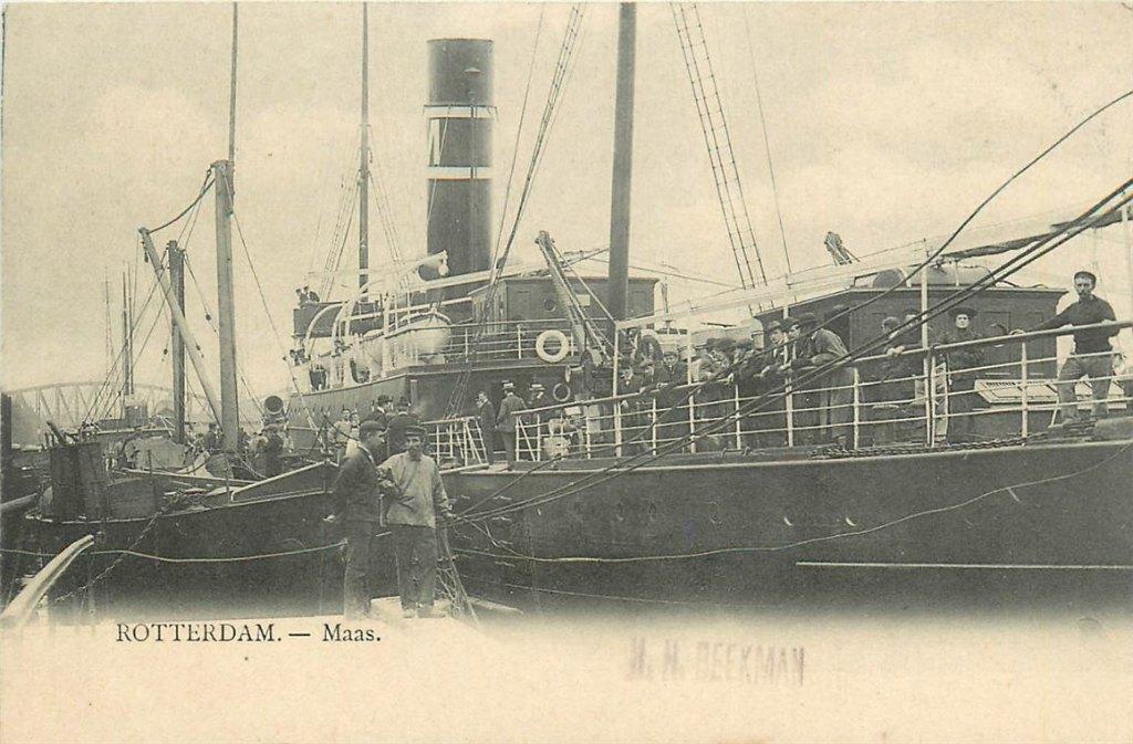 701-220-035 Rotterdam Maas, Verzenden, Voor 1920, Zuid-Holland
