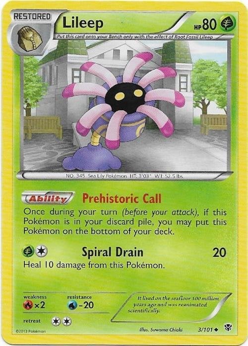 Plasma Blast,  Lileep [uncommon] 3/101, Verzenden, Nieuw, Losse kaart
