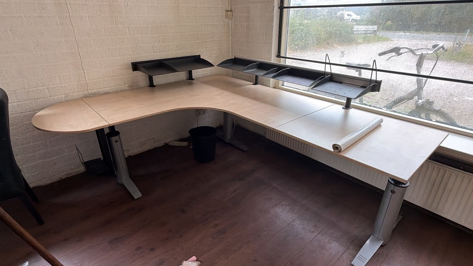 Mooi groot hoek bureau / hoekbureau in Assen., Ophalen, Zo goed als nieuw, 80 cm, Hoekbureau