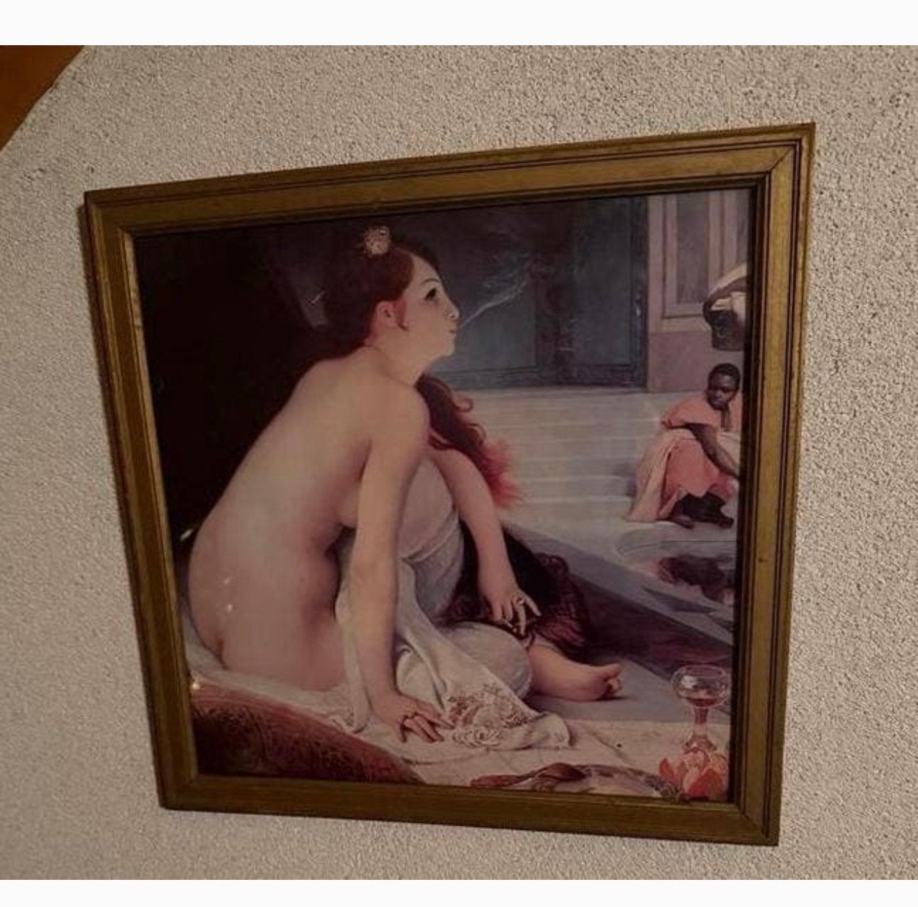 Reproductie 'De Witte Slavin' - Jean-Jules-Antoine Lecomte d, Antiek en Kunst, Kunst | Schilderijen | Klassiek, Ophalen, Portret of Personen