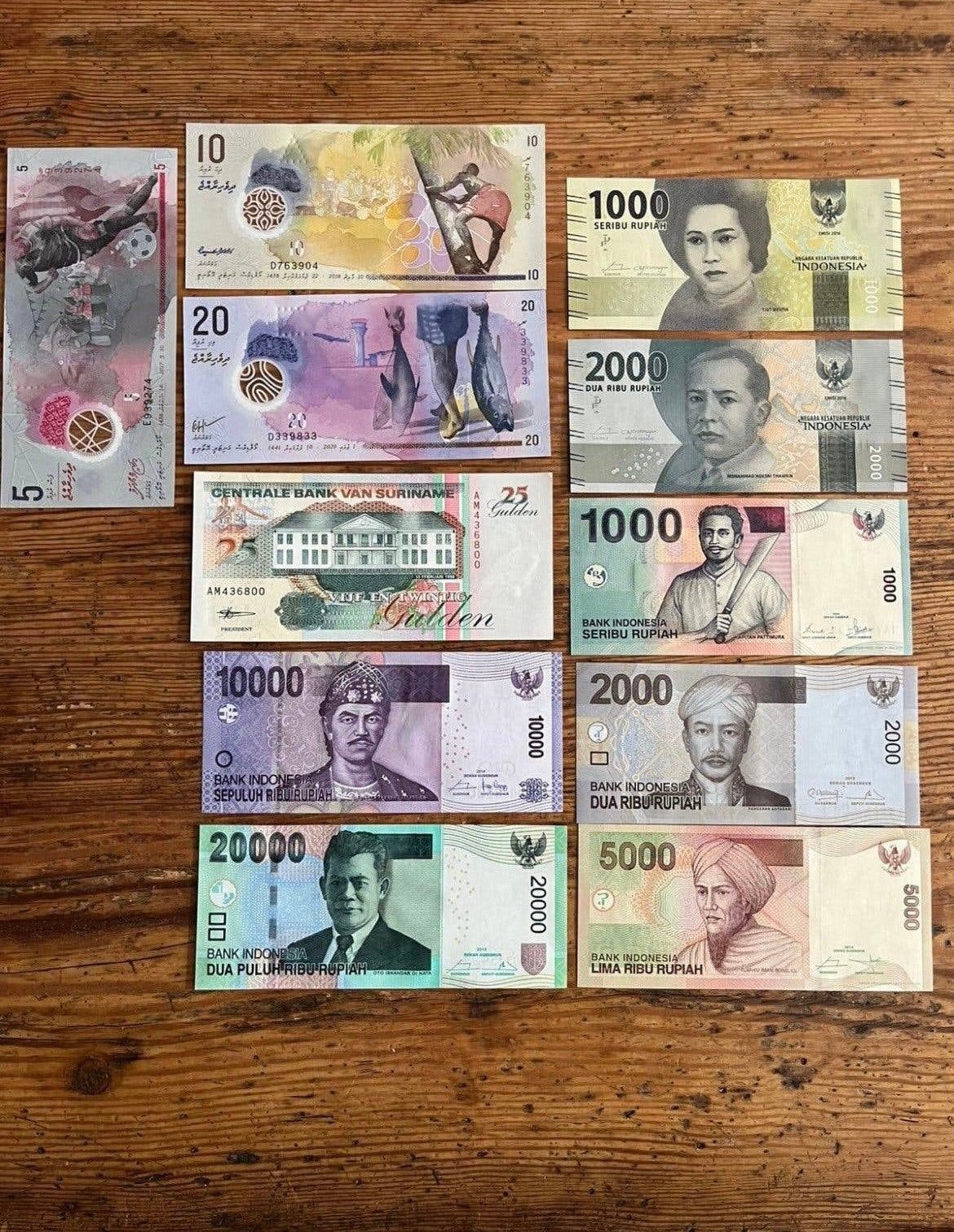 Bankbiljetten 57x varia wereld, Ophalen of Verzenden, Buitenland, Bankbiljetten