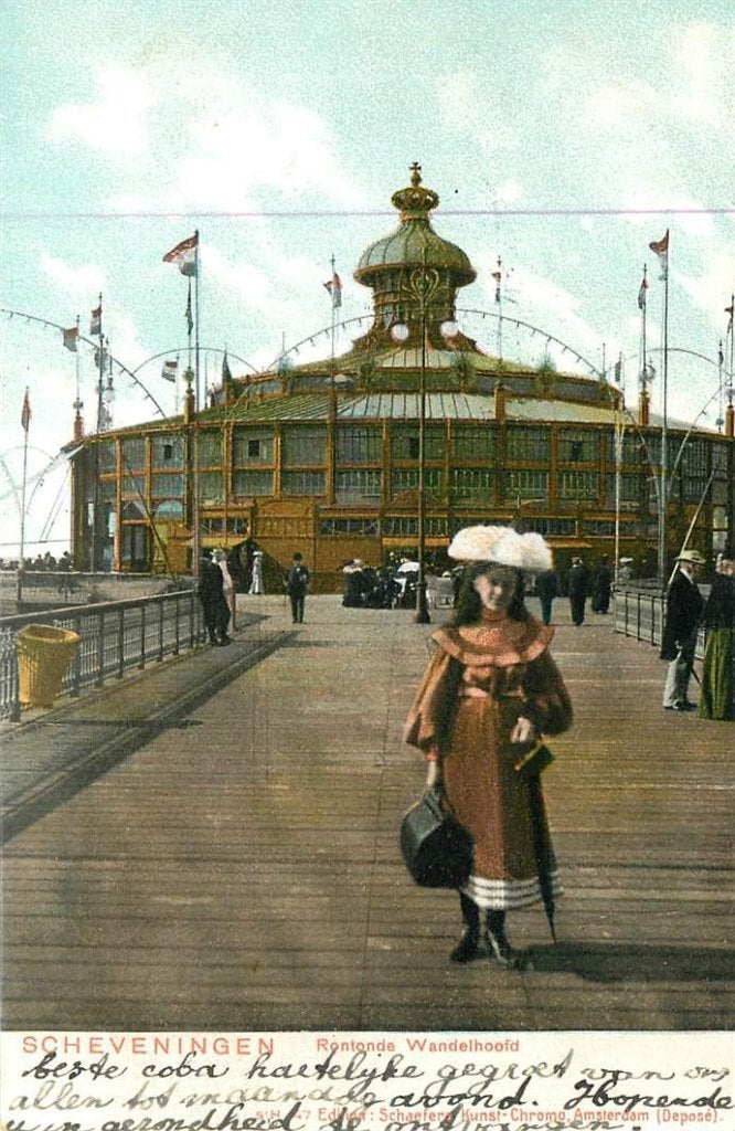 381-063-043 Scheveningen Rontonde, Verzenden, Voor 1920, Zuid-Holland