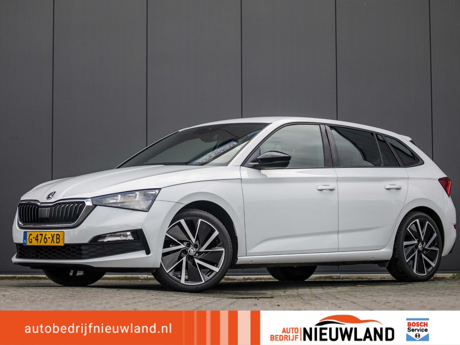 Skoda Scala 1.5 TSI Sport Business wegklapbare trekhaak, sto, Scala, 4 cilinders, Wit, Origineel Nederlands