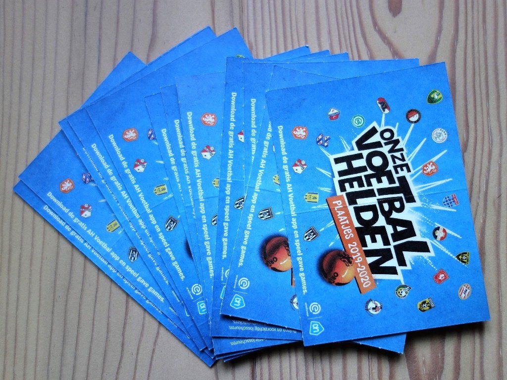 AH voetbalplaatjes 2019 -2020, zie de nummers id advertentie, Verzamelen, Albert Heijn, Ophalen of Verzenden