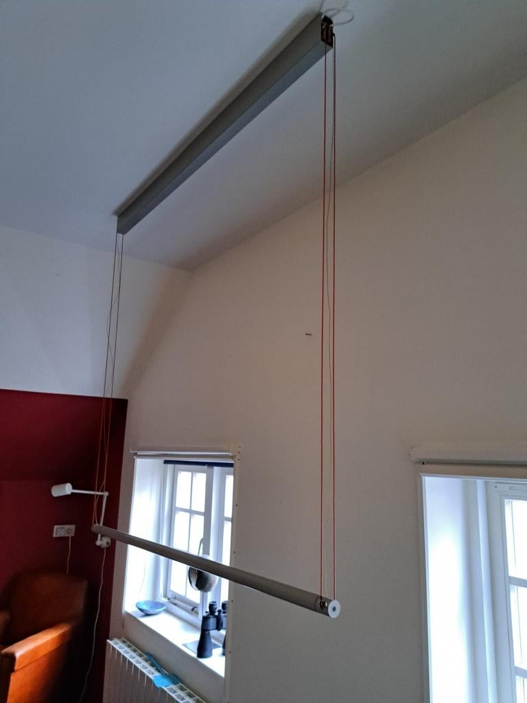 Originele Seventy  Seven tl-lamp Bruno Ninaber van Eyben, Huis en Inrichting, Lampen | Hanglampen, Ophalen, Gebruikt, Metaal, Minimalistisch design