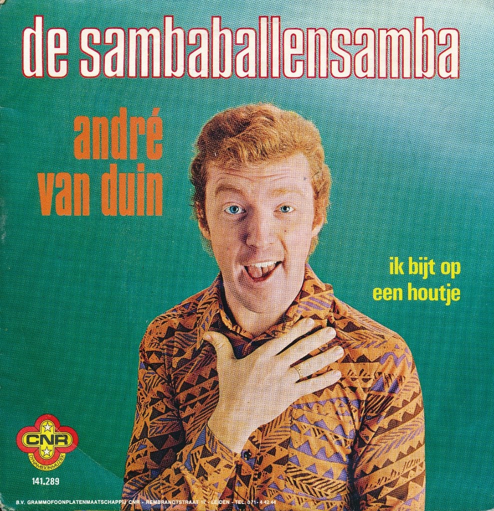 285 André van Duin - De sambaballensamba (1974), Ophalen of Verzenden, Gebruikt, 7 inch, Nederlandstalig