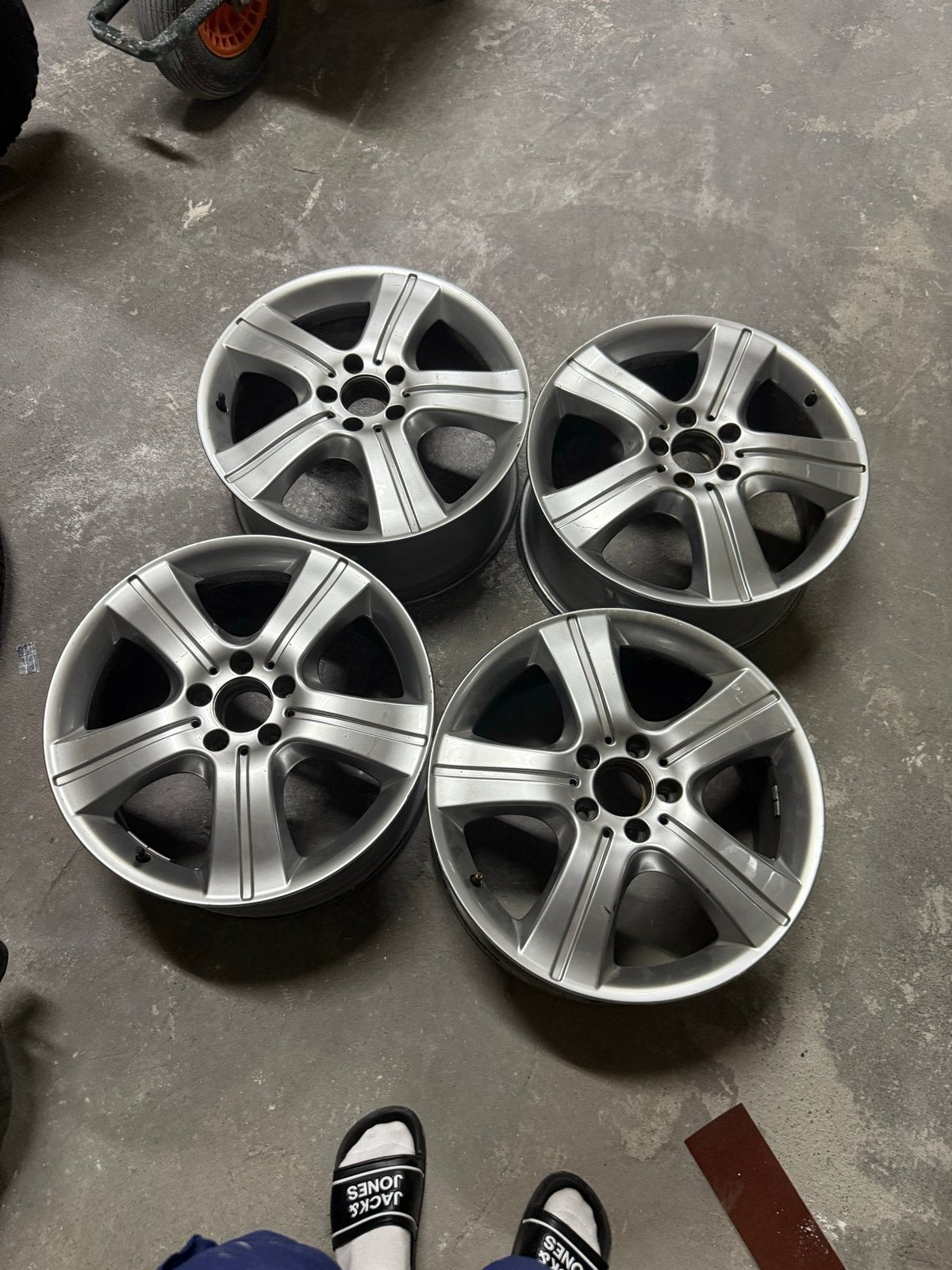 Set van 4 originele Mercedes 18 inch velgen (BBS), Auto-onderdelen, Banden en Velgen, Ophalen of Verzenden, Gebruikt, 18 inch