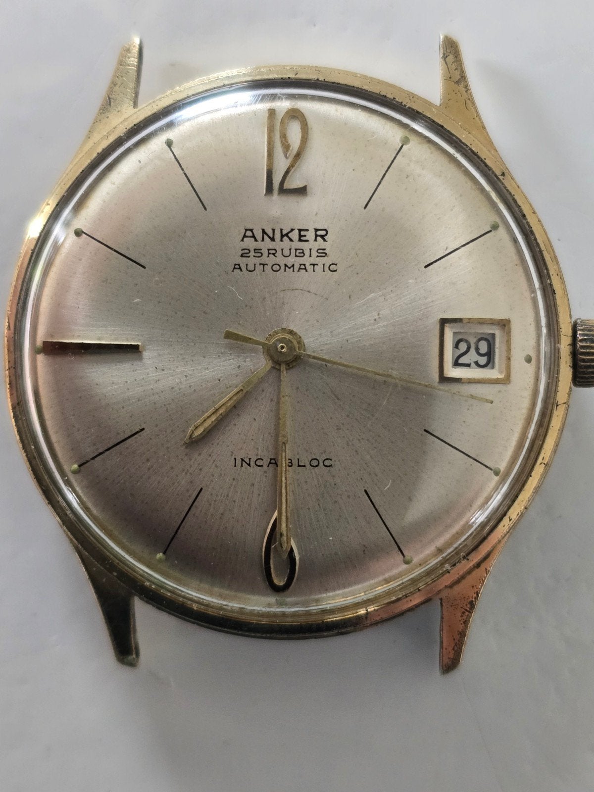 Anker., Sieraden, Tassen en Uiterlijk, Horloges | Antiek, Ophalen of Verzenden, Staal, Overige merken, 1960 of later