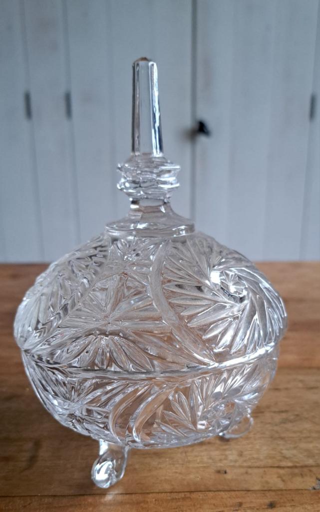 Kristallen bon bon schaaltje, Antiek en Kunst, Ophalen of Verzenden