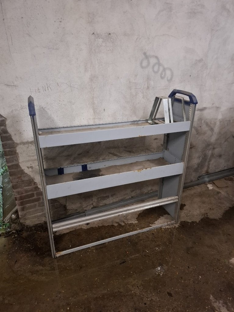 Te koop bedrijfswageninrichting tegen elk aannemelijk bod., Ophalen, Gebruikt