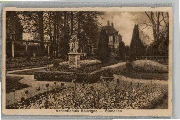 Ginneken Vacantiehuis Bouvigne Tuin, Ophalen of Verzenden, 1920 tot 1940, Ongelopen, Noord-Brabant