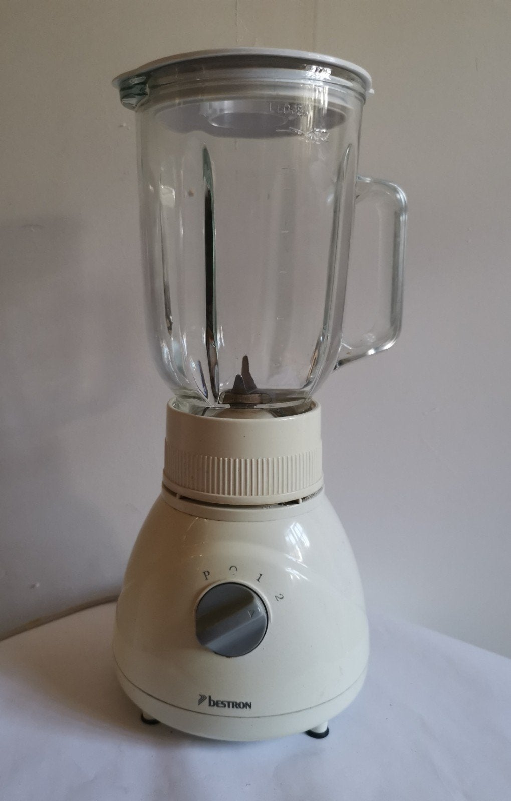 Bestron blender, off white, 1300ml, 400W, Ophalen of Verzenden, Zo goed als nieuw, Blender