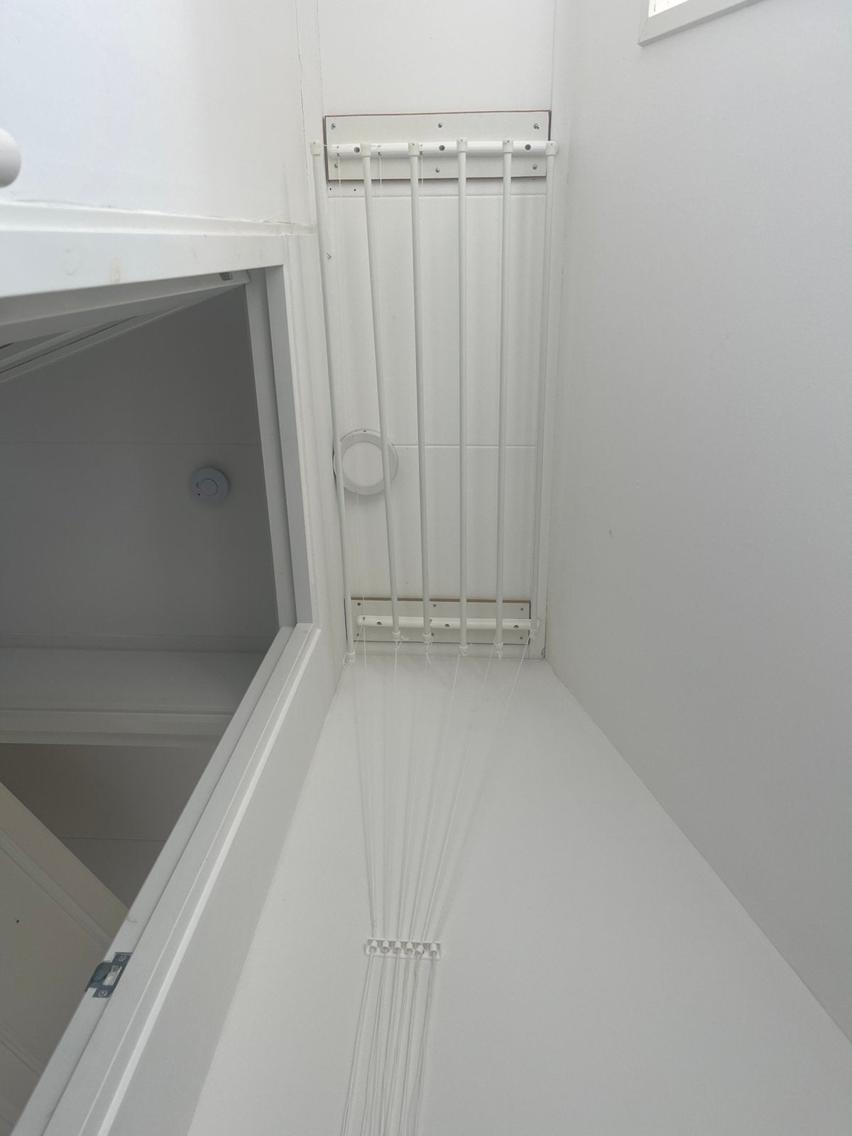 Waslijn plafond droogrek ruimtebesparend, Ophalen, Zo goed als nieuw, Wasrek