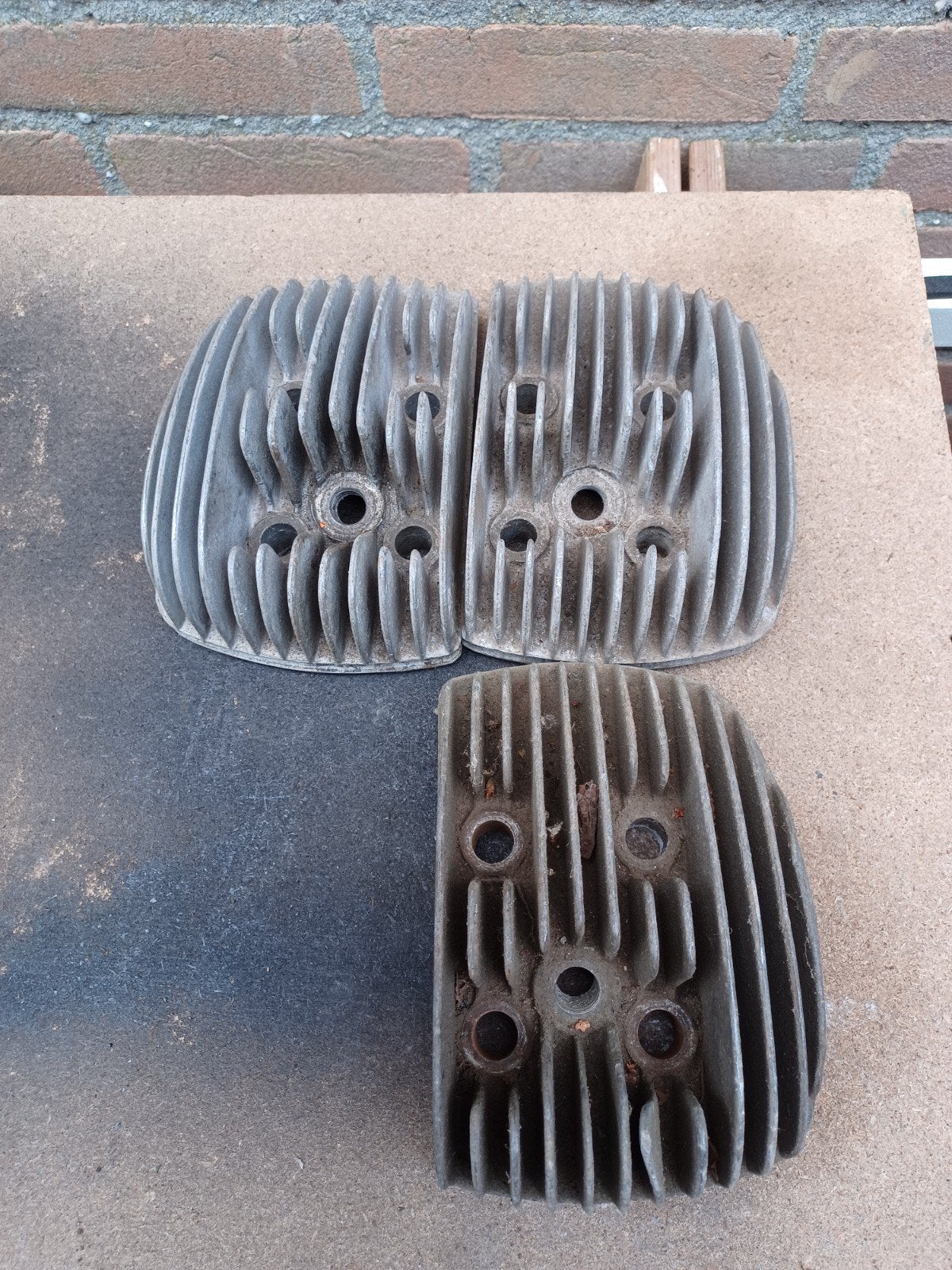 Adler 250cc Cilinderkoppen - Set van 3, Ophalen of Verzenden, Gebruikt