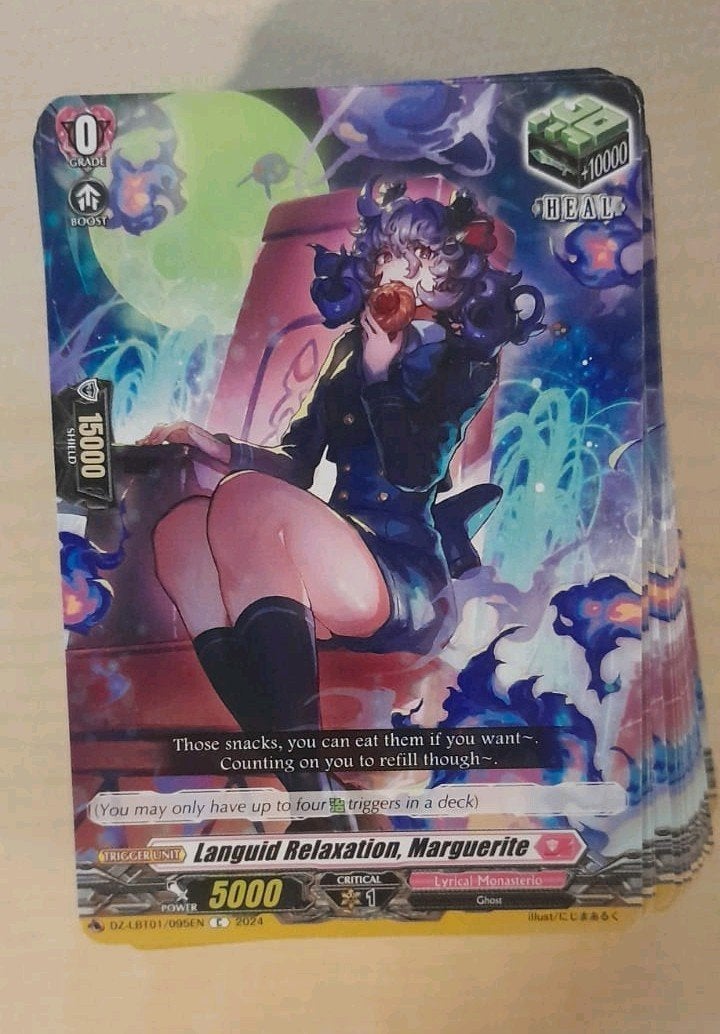 Cardfight Vanguard - Languid Relaxation, Marguerite, Ophalen of Verzenden, Zo goed als nieuw, Meerdere kaarten