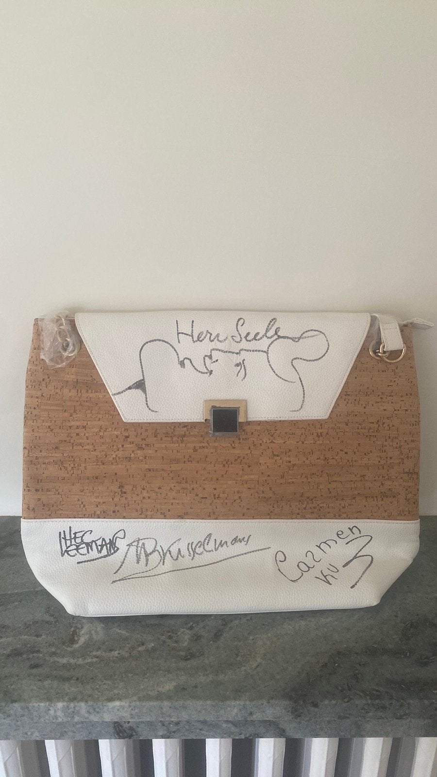 Unieke handtas ( Herr seele, herman Brusselmans,…), Ophalen of Verzenden, Zo goed als nieuw, Handtas