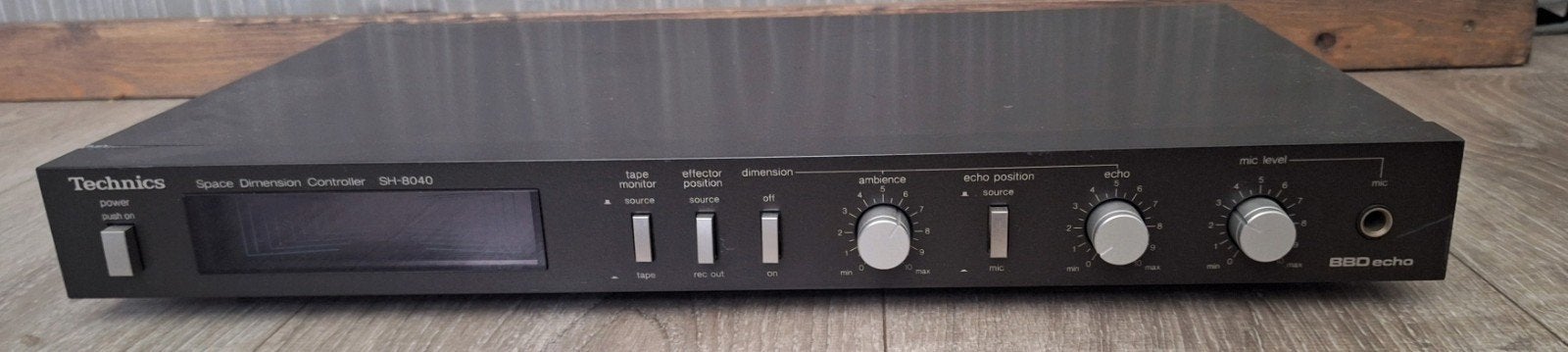 Technics SH-8040 space dimension Analog BBD echo, Ophalen of Verzenden, Gebruikt, Delay of Echo