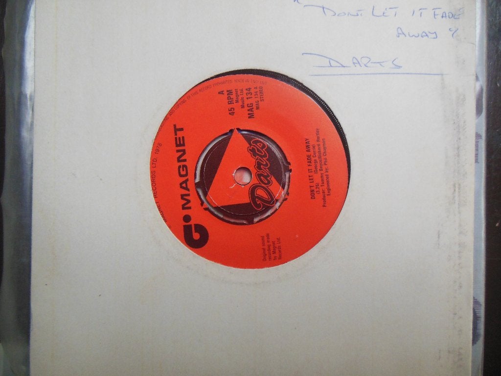 single darts 45rpm jukebox vinyl record rock n roll 7inch, Ophalen of Verzenden, Gebruikt, Pop