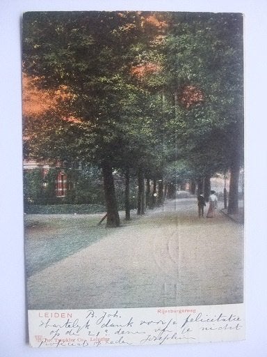 P281 Leiden - Rijnsburgerweg - 1908, Verzenden, Voor 1920, Gelopen, Zuid-Holland