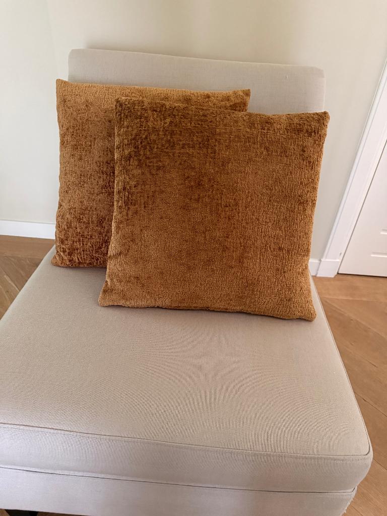 chenille sierkussens kussen set 45x45, Verzenden, Nieuw, Vierkant