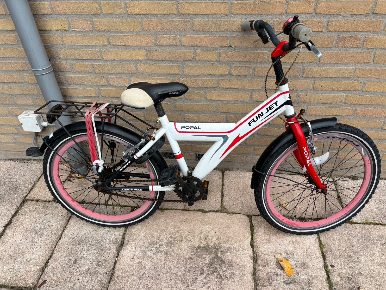 Jongensfiets popal fun jet 22 inch opknappertje, Ophalen, Terugtraprem, 22 inch, Gebruikt