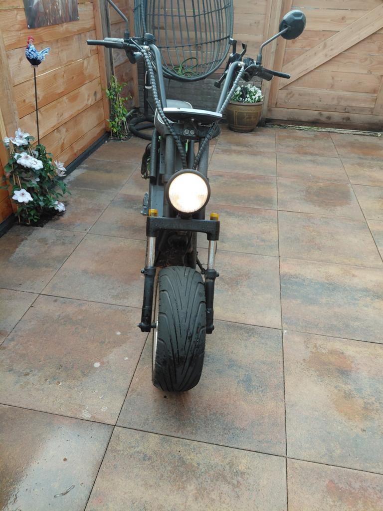 E-chopper, Ophalen, Zo goed als nieuw