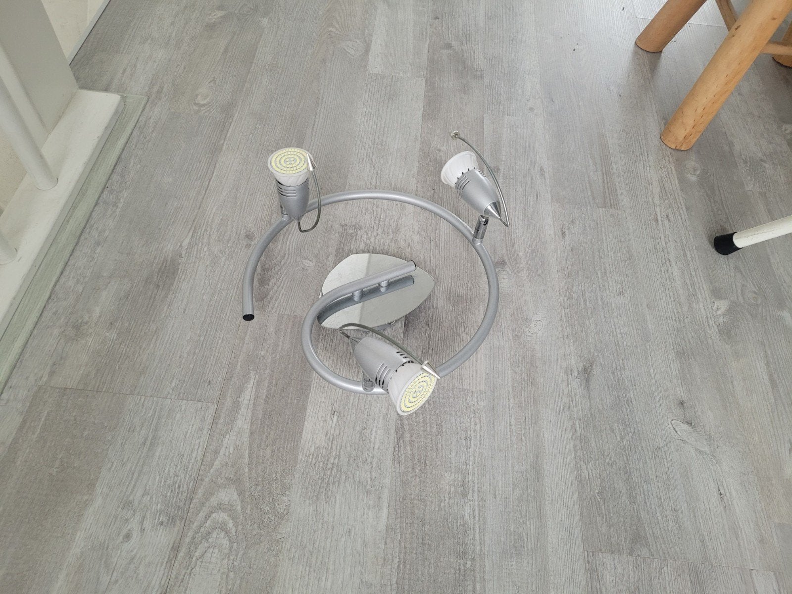 mooie 3 spot plafond lamp led, Ophalen of Verzenden, Zo goed als nieuw