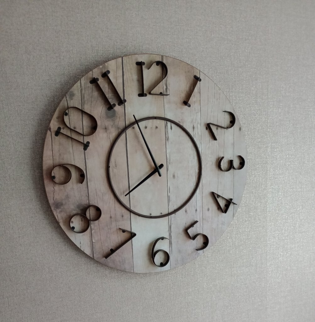 Wandklok, Ophalen, Gebruikt, Analoog, Wandklok