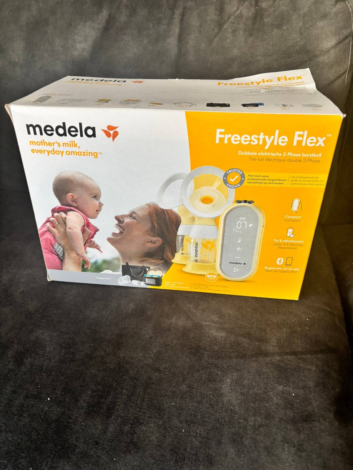 Kolf Medela freestyle Flex, Kinderen en Baby's, Ophalen, Zo goed als nieuw, Borstkolf
