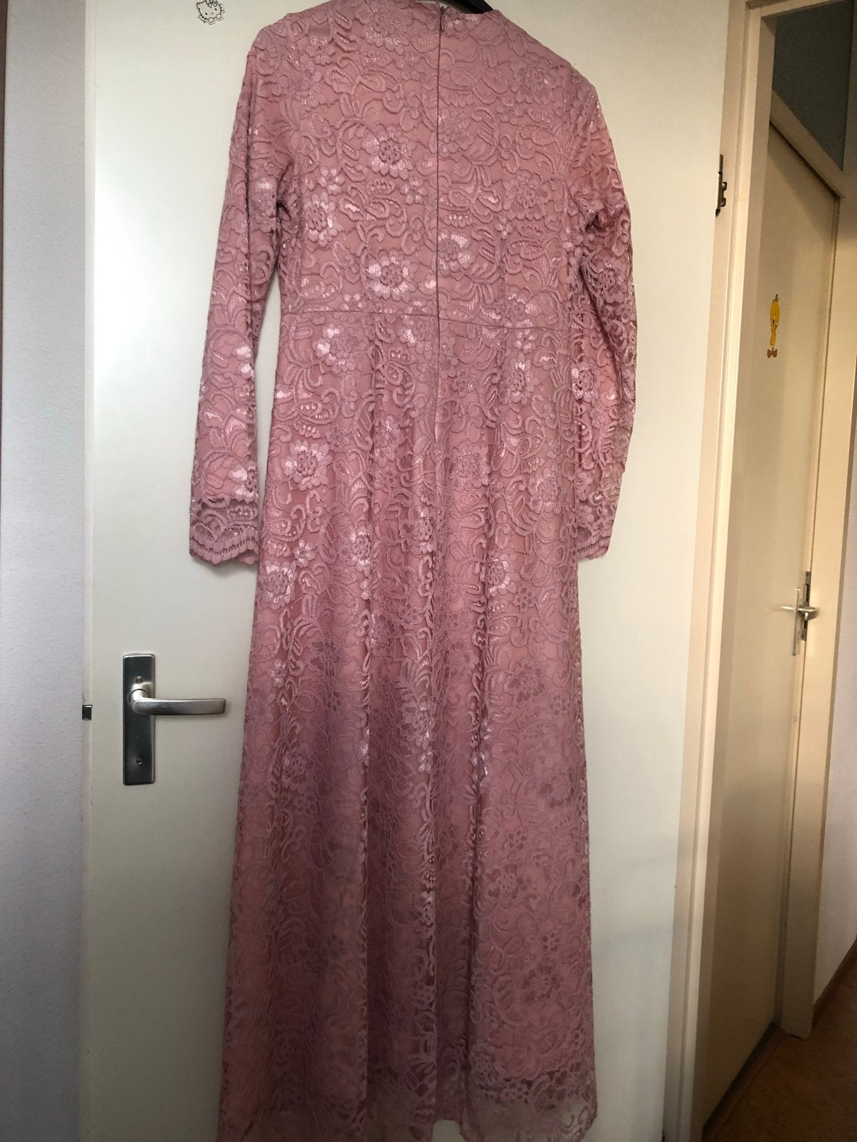 Roze Kanten Jurk - Maat 42/44, Kleding | Dames, Jurken, Maat 38/40 (M), Ophalen of Verzenden, Zo goed als nieuw, Roze