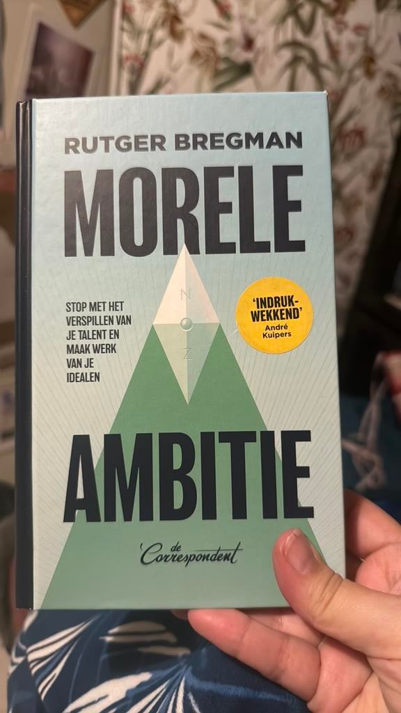 Rutger Bregman - Morele ambitie, Boeken, Overige Boeken, Verzenden, Zo goed als nieuw, Rutger Bregman