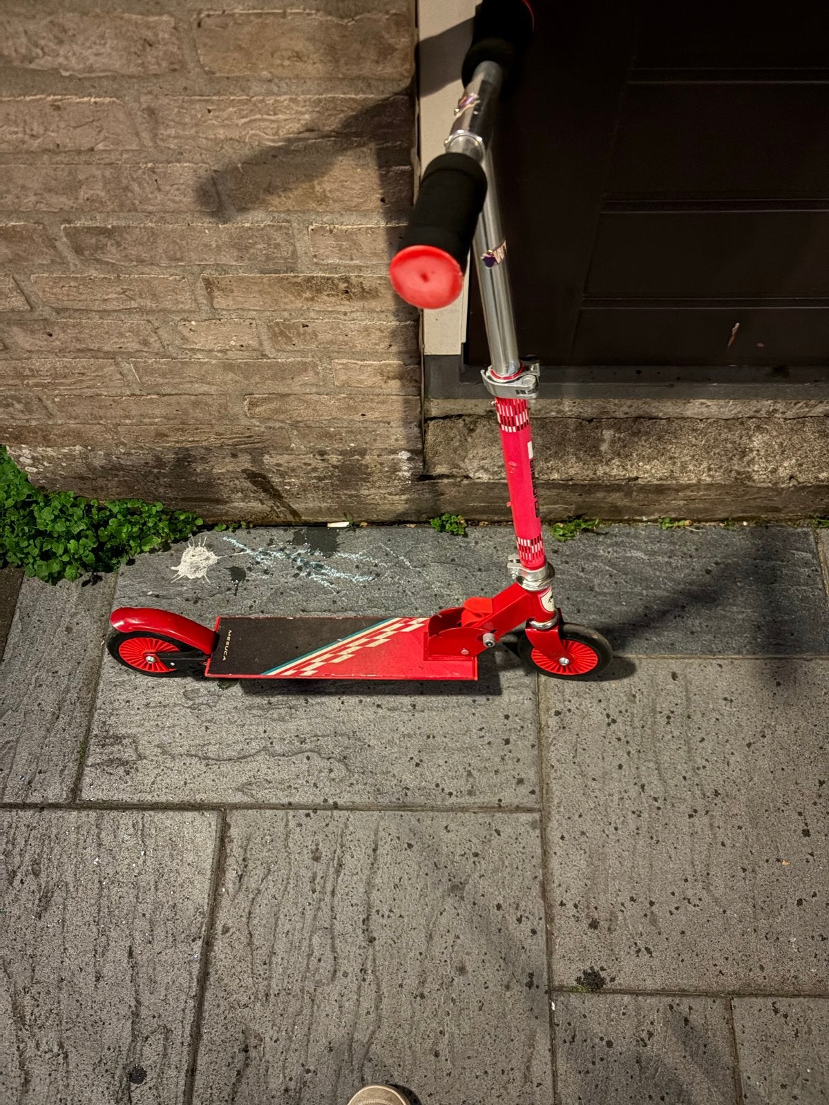 Rode step - Gebruikt, Fietsen en Brommers, Steps, Ophalen, Gebruikt, Gewone step