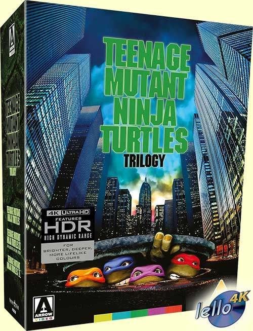 Blu-ray 4K: Teenage Mutant Ninja Turtles Trilogy (1990-93)UK, Cd's en Dvd's, Blu-ray, Ophalen of Verzenden, Nieuw in verpakking